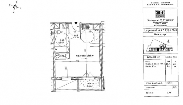 Logement tudiant T2 à  ()