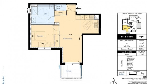 Logement �tudiant T2 &agrave; La Chapelle Saint Mesmin (45380)