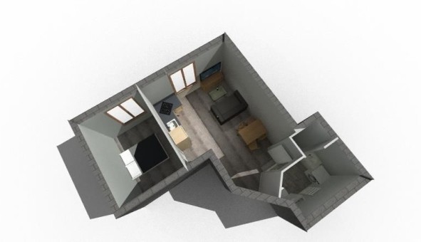 Logement �tudiant T2 &agrave; La Charm�e (71100)