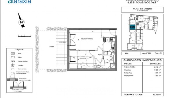 Logement �tudiant T2 &agrave; La Montagne (44620)