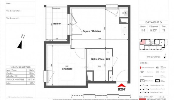 Logement tudiant T2 à La Roche sur Yon (85000)