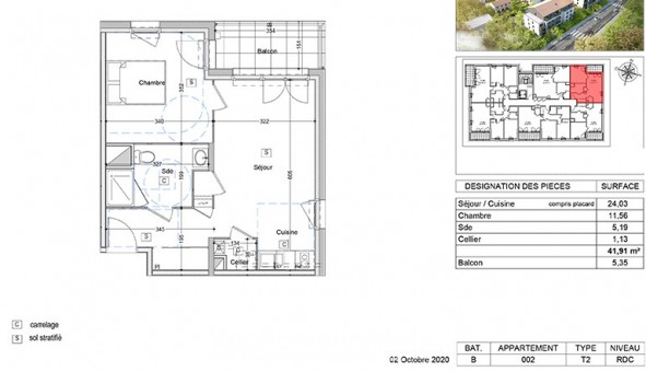 Logement tudiant T2 à La Roche sur Yon (85000)