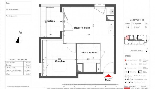 Logement �tudiant T2 &agrave; La Roche sur Yon (85000)