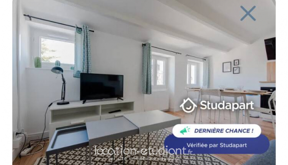 Logement �tudiant T2 &agrave; La Rochelle (17000)