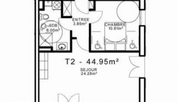 Logement tudiant T2 à Laigneville (60290)