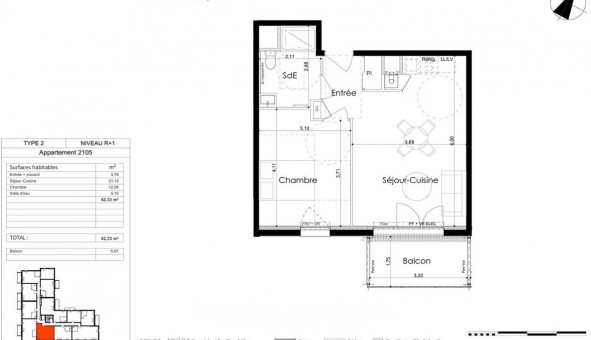 Logement tudiant T2 à Laval (53000)