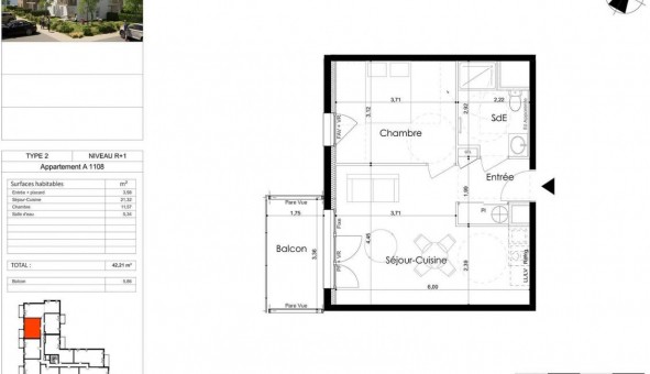Logement tudiant T2 à Laval (53000)