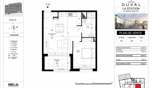 Logement tudiant T2 à Laval (53000)