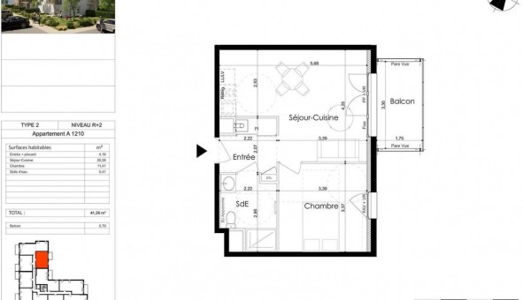 Logement tudiant T2 à Laval (53000)