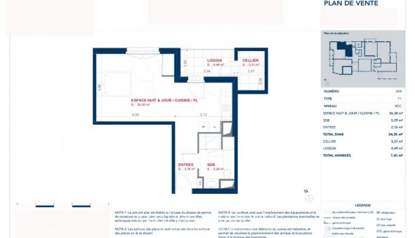 Logement �tudiant T2 &agrave; Laval (53000)