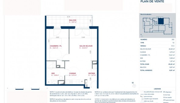 Logement �tudiant T2 &agrave; Laval (53000)