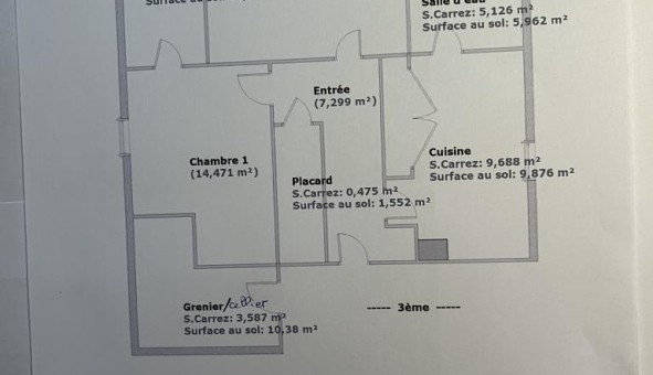 Logement �tudiant T2 &agrave; Le B�lieu (25500)