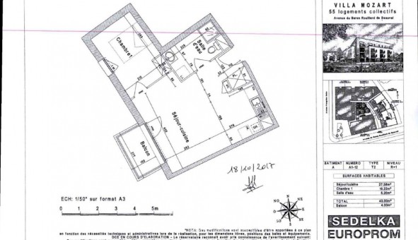 Logement �tudiant T2 &agrave; Le Coudray (28630)