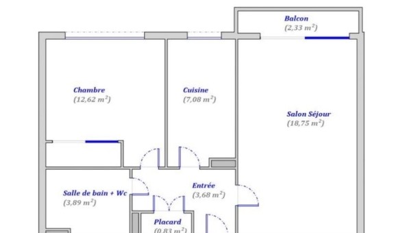 Logement �tudiant T2 &agrave; Le Mans (72100)