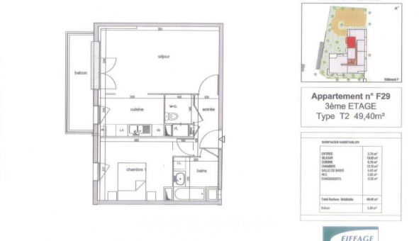 Logement �tudiant T2 &agrave; Le Petit Quevilly (76140)
