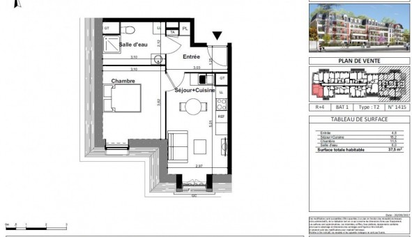 Logement tudiant T2 à Le Plessis Trvise (94420)