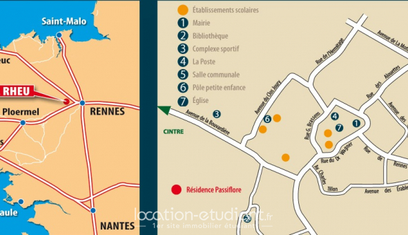 Logement �tudiant Location T2 Vide Le Rheu (35650)