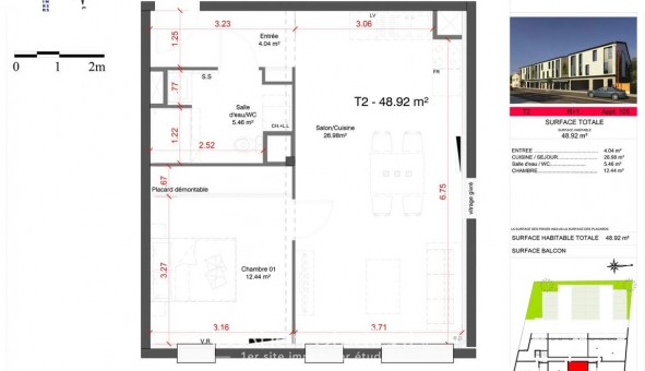 Logement tudiant T2 à Le Taillan Mdoc (33320)