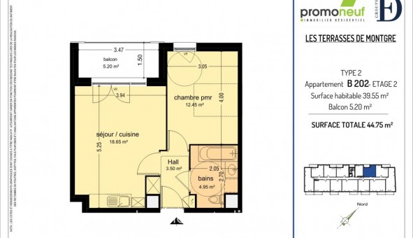 Logement tudiant T2 à Lens (62300)