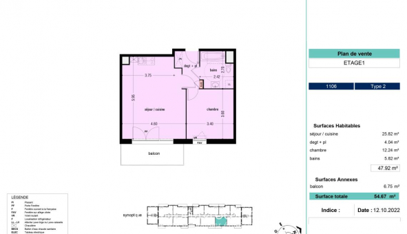 Logement �tudiant Location T2 Vide Lens (62300)