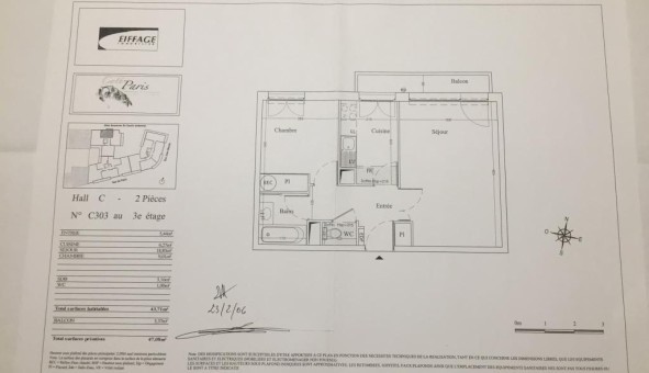 Logement tudiant T2 à Les Lilas (93260)