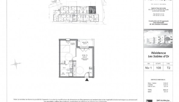 Logement �tudiant T2 &agrave; Les Sables d'Olonne (85180)