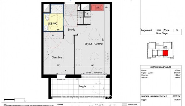 Logement tudiant T2 à Les Sorinires (44840)