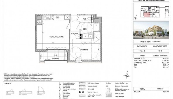 Logement tudiant T2 à Les Sorinires (44840)
