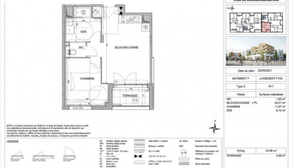 Logement tudiant T2 à Les Sorinires (44840)