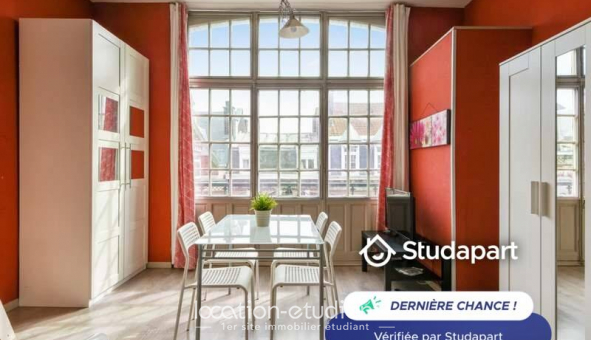 Logement étudiant Location T2 Meublé Lille (59800)