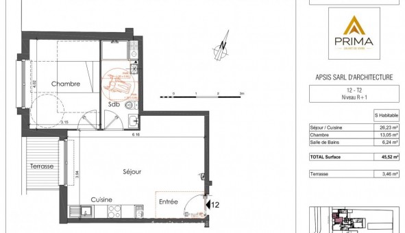 Logement tudiant T2 à Lille (59800)