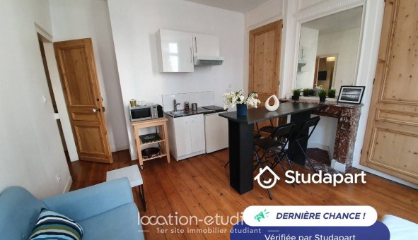 Logement �tudiant Location T2 Meubl&eacute; Lille (59800)