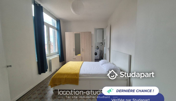 Logement �tudiant Location T2 Meubl&eacute; Lille (59800)