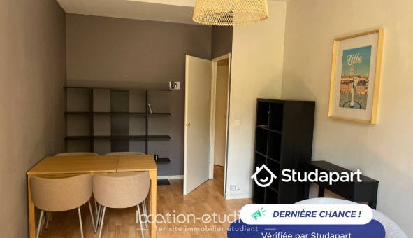 Logement �tudiant T2 &agrave; Lille (59800)