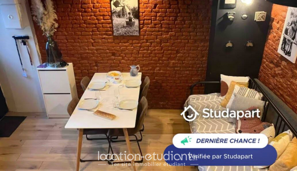 Logement �tudiant T2 &agrave; Lille (59800)
