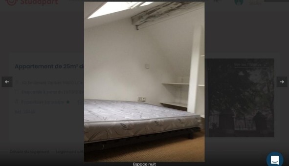 Logement �tudiant T2 &agrave; Lille (59800)