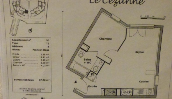 Logement �tudiant T2 &agrave; Livry sur Seine (77000)