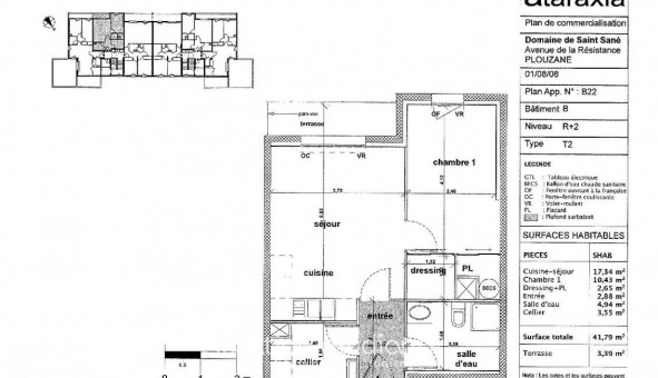 Logement tudiant T2 à Locmaria Plouzan (29280)