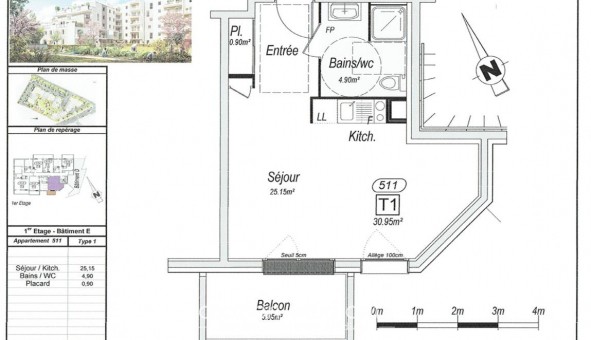 Logement tudiant T2 à Longvic (21600)