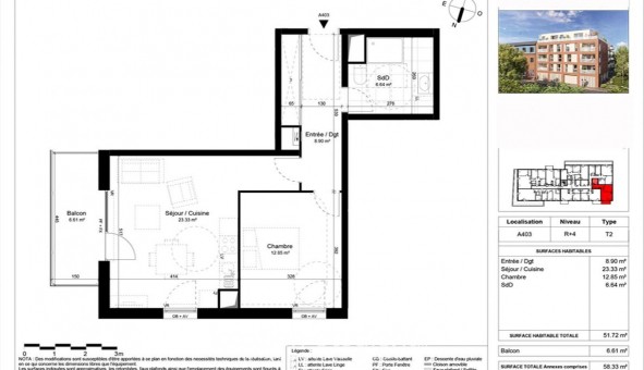 Logement tudiant T2 à Loos (59120)