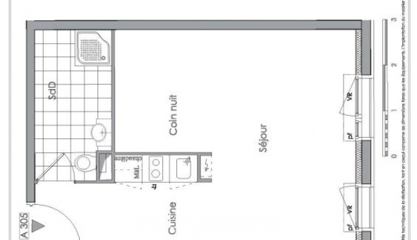 Logement �tudiant T2 &agrave; Loos (59120)
