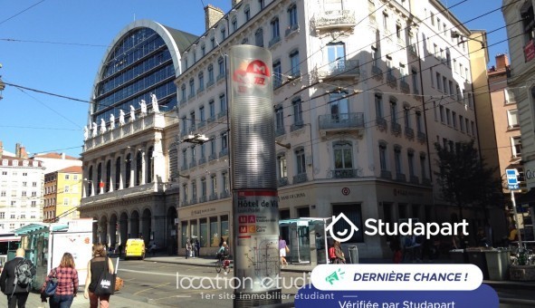 Logement �tudiant T2 &agrave; Lyon 1er arrondissement (69001)