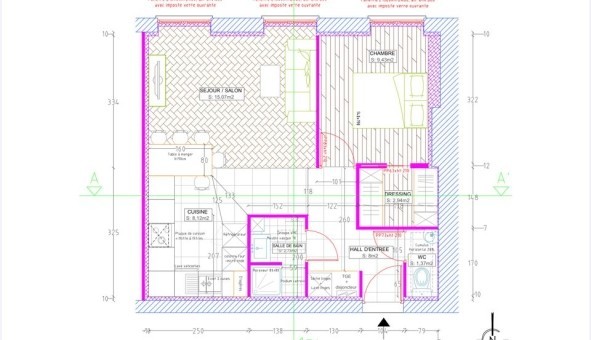 Logement �tudiant T2 &agrave; Lyon 6�me arrondissement (69006)
