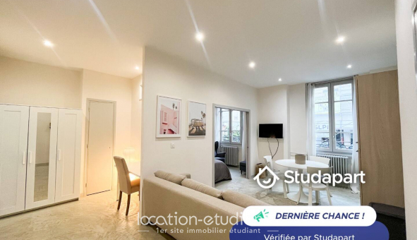 Logement �tudiant T2 &agrave; Lyon 7�me arrondissement (69007)