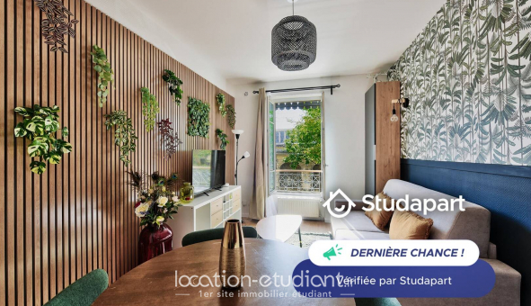 Logement �tudiant Location T2 Meubl&eacute; Lyon 7�me arrondissement (69007)