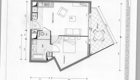 Logement tudiant T2 à Lyon 8me arrondissement (69008)