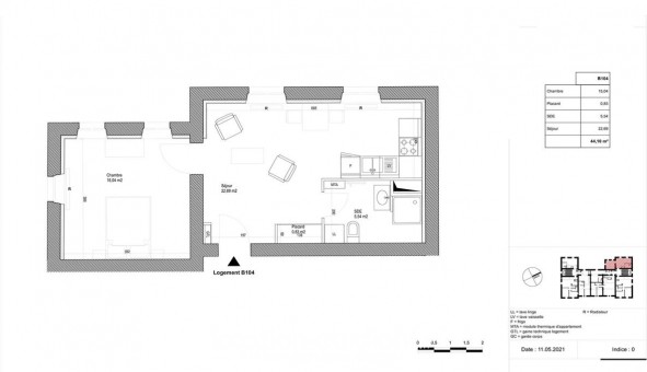 Logement �tudiant T2 &agrave;  ()