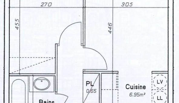 Logement �tudiant T2 &agrave; Manom (57100)