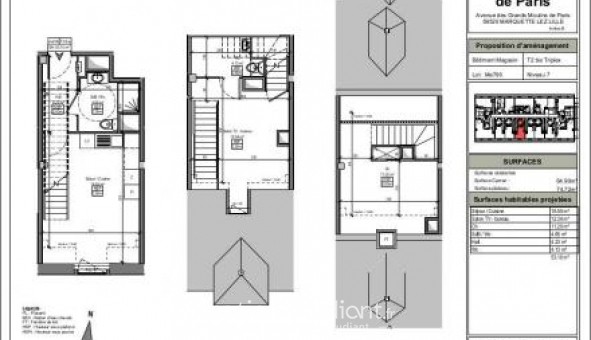 Logement tudiant T2 à Marquette lez Lille (59520)