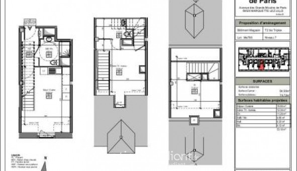 Logement tudiant T2 à Marquette lez Lille (59520)